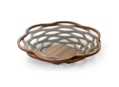 Modern wood coffee table for contemporary living ambience